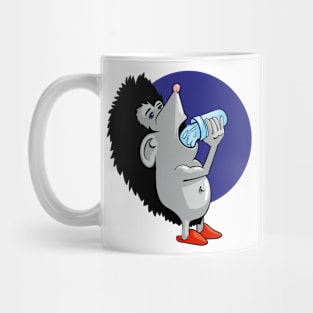 hedgehog drinks Mug